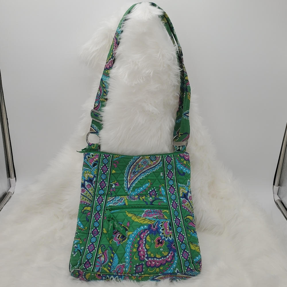 ☆ Vera Bradley Hipster Crossbody Bag Emerald Paisley Wnter 2014